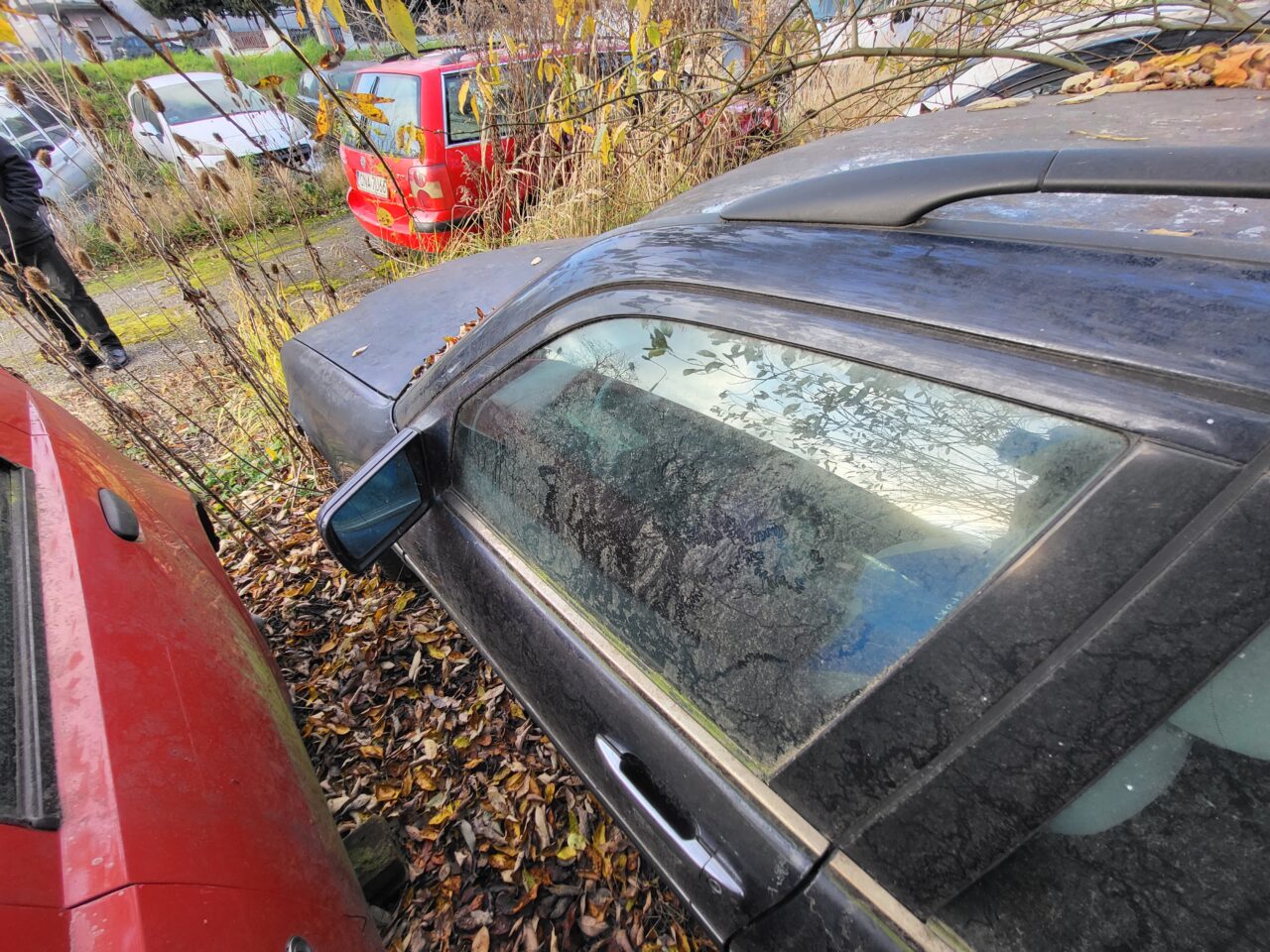 Opuszczony komis samochodowy - cmentarzysko pojazdów - ksurbex