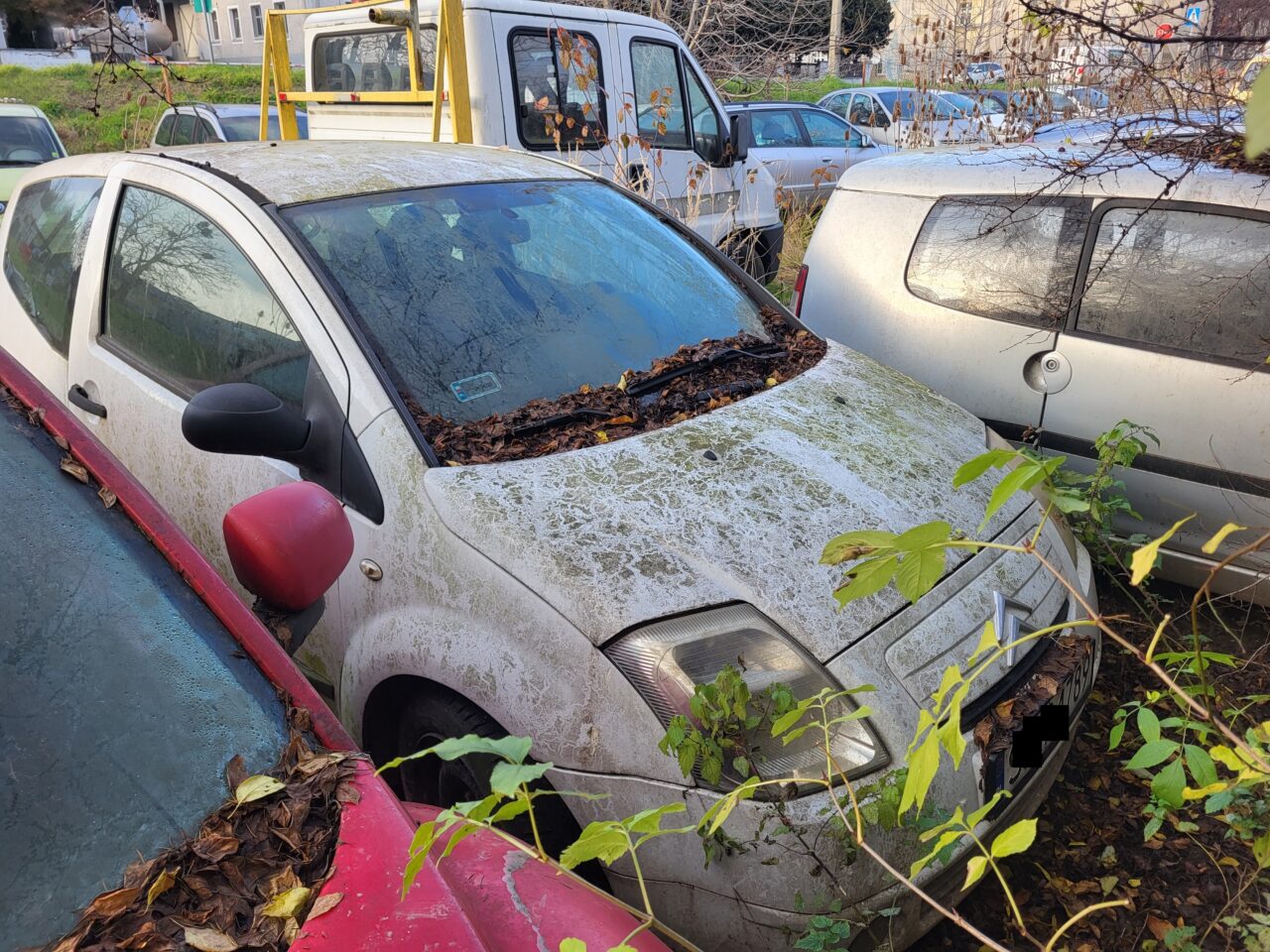 Opuszczony komis samochodowy - cmentarzysko pojazdów - ksurbex