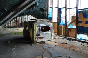 Opuszczone budynki i hale po międzynarodowych targach Katowickich MTK - KS URBEX