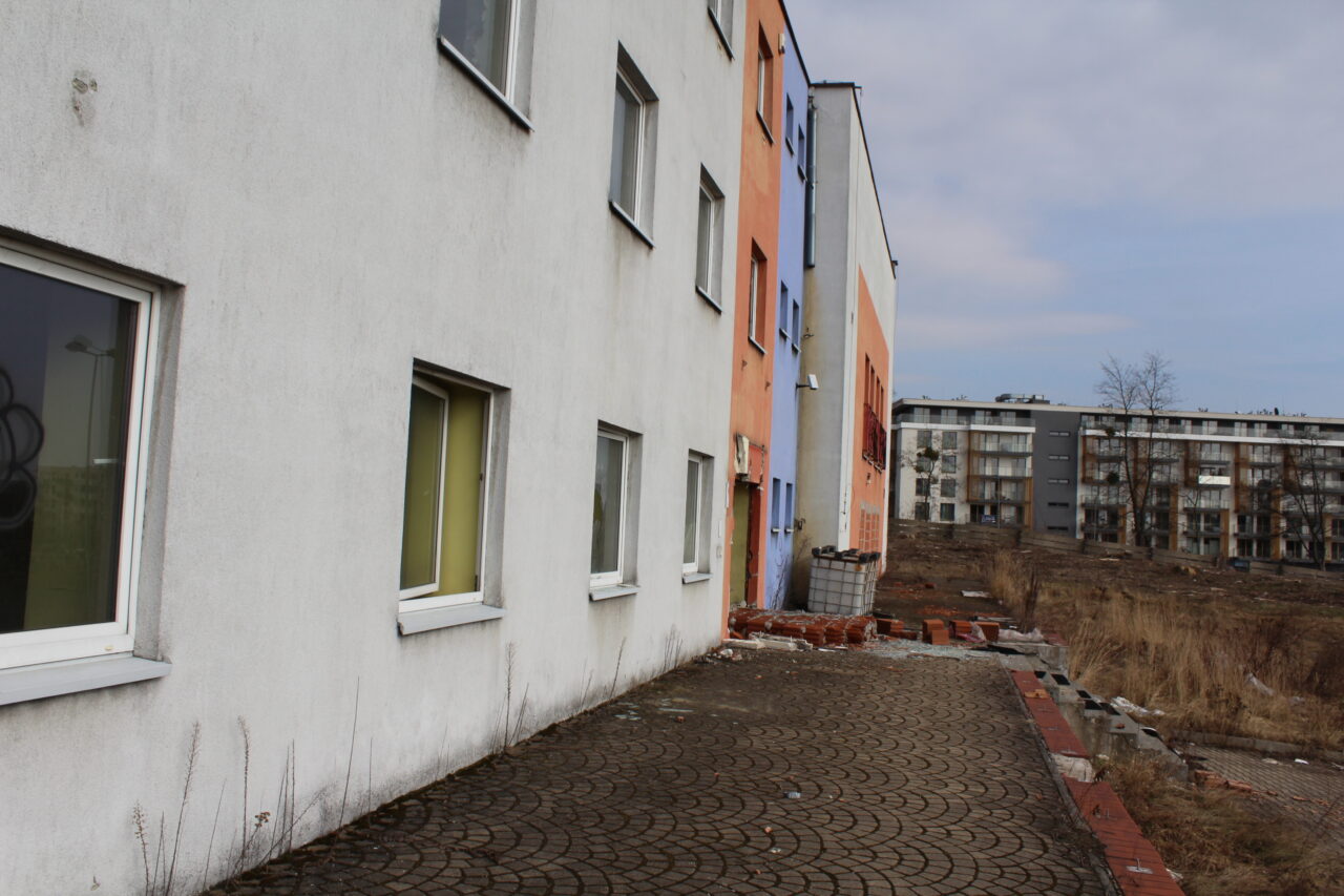 Opuszczony budynek po uniwersytecie w Chorzowie