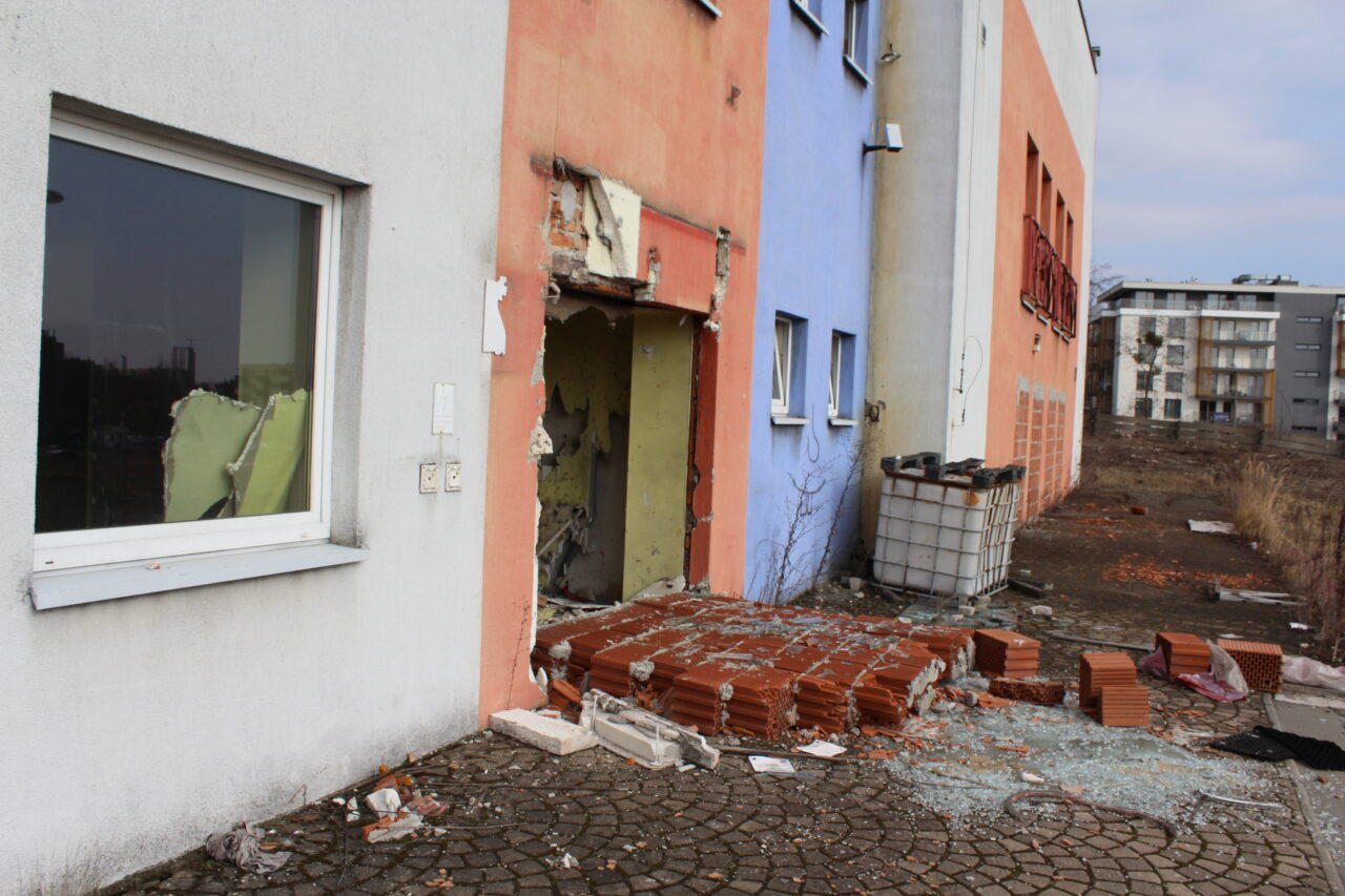 Opuszczony budynek po uniwersytecie w Chorzowie