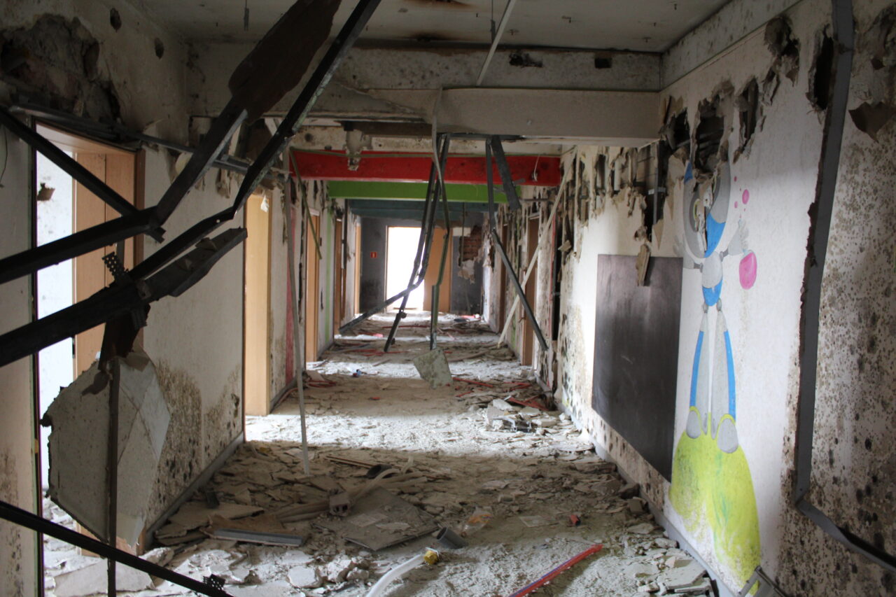 Opuszczony budynek po uniwersytecie w Chorzowie