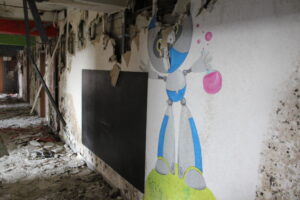 Opuszczony budynek po uniwersytecie w Chorzowie