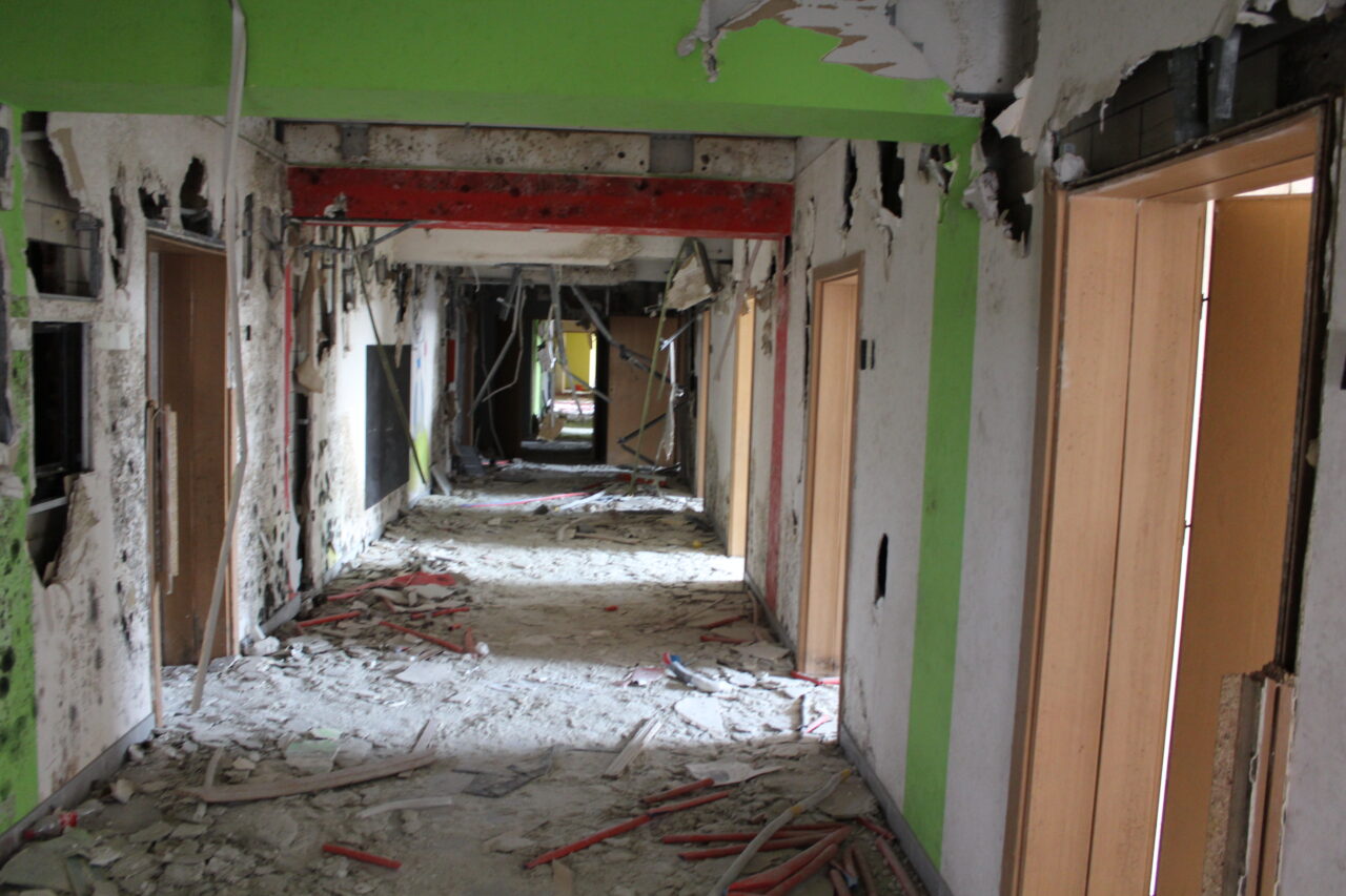 Opuszczony budynek po uniwersytecie w Chorzowie