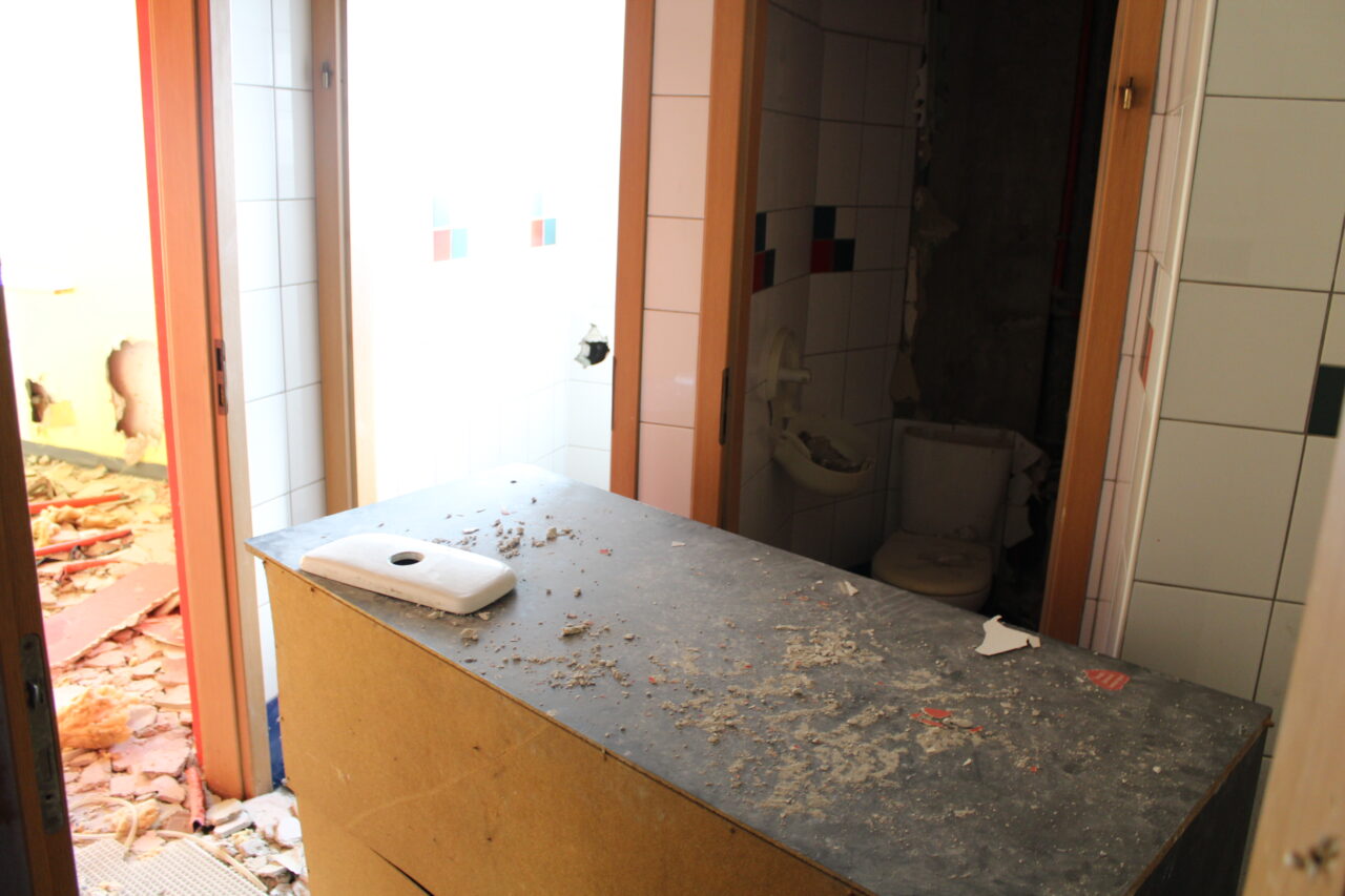 Opuszczony budynek po uniwersytecie w Chorzowie