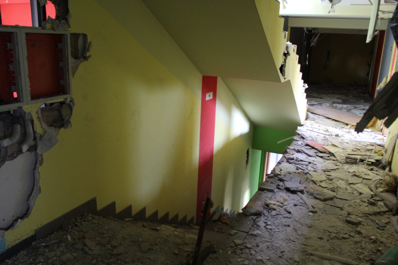 Opuszczony budynek po uniwersytecie w Chorzowie