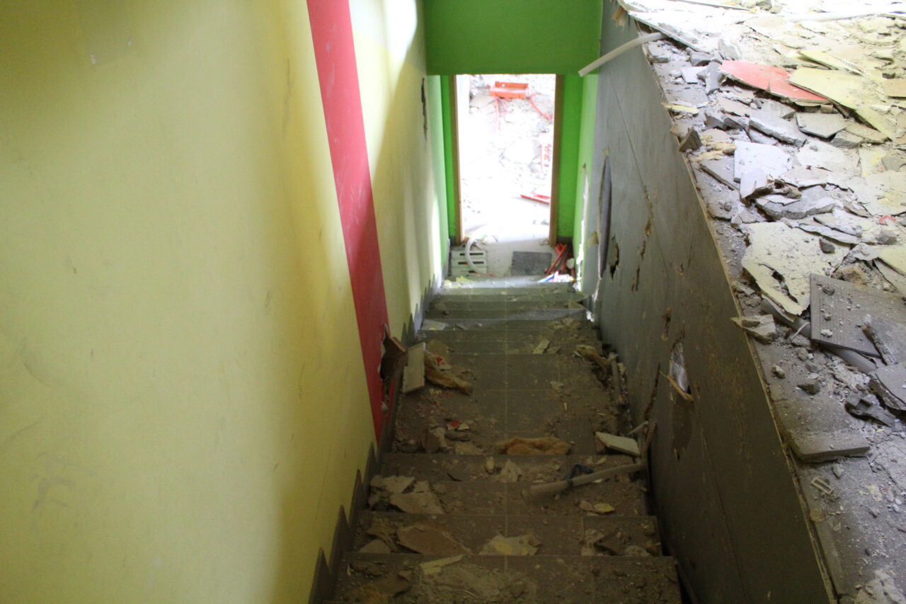 Opuszczony budynek po uniwersytecie w Chorzowie