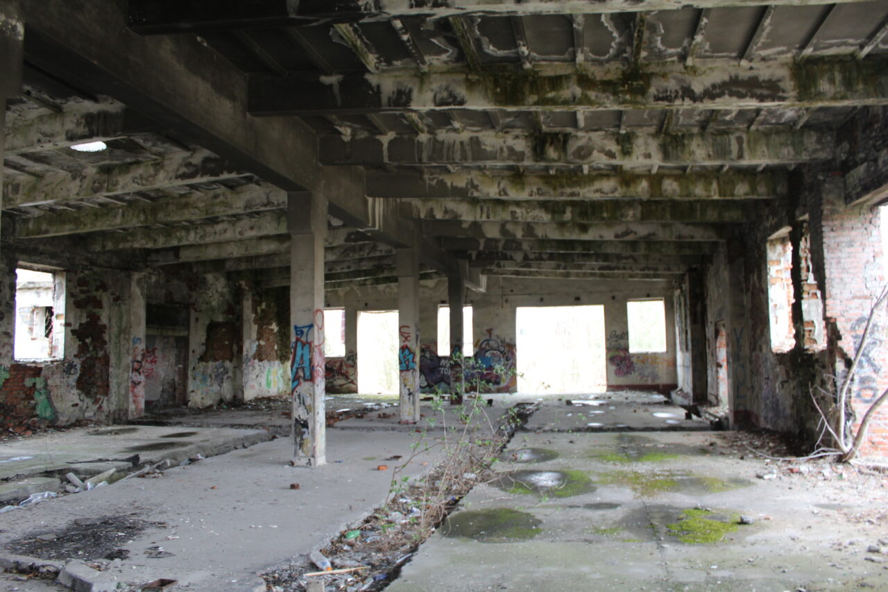 Opuszczone budynki po dawnej betoniarni w Gogolinie -KSURBEX