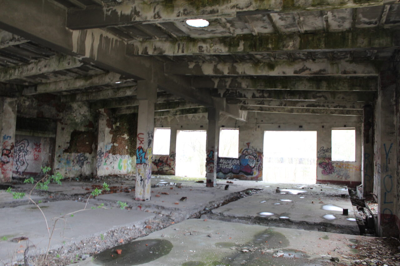 Opuszczone budynki po dawnej betoniarni w Gogolinie -KSURBEX