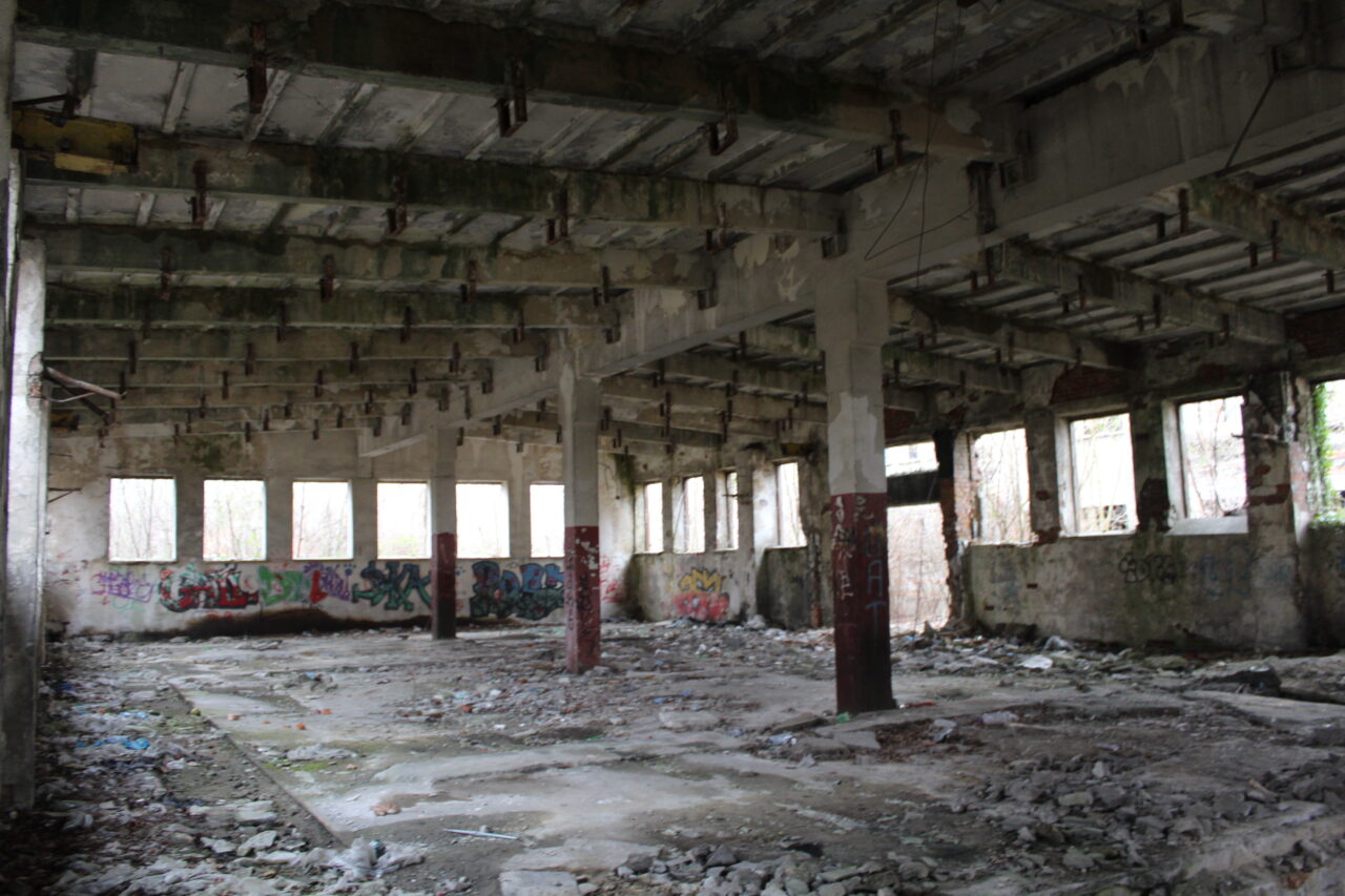 Opuszczone budynki po dawnej betoniarni w Gogolinie -KSURBEX